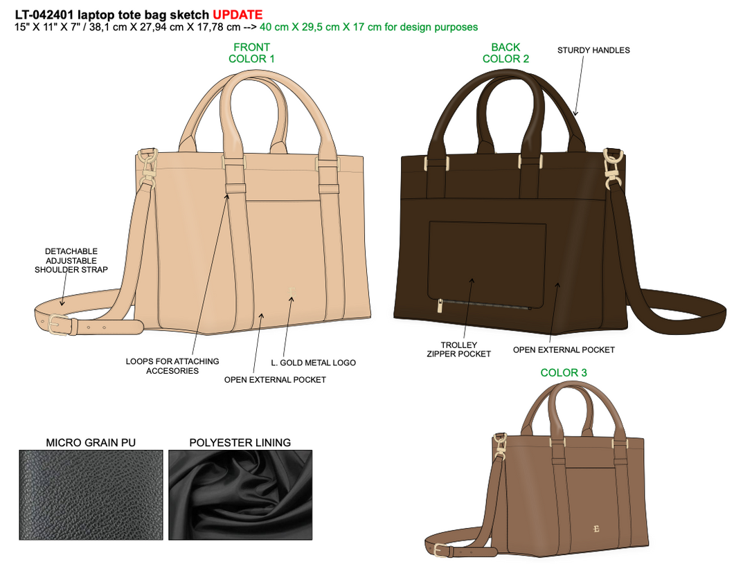 Multi-tasker Tote Brown